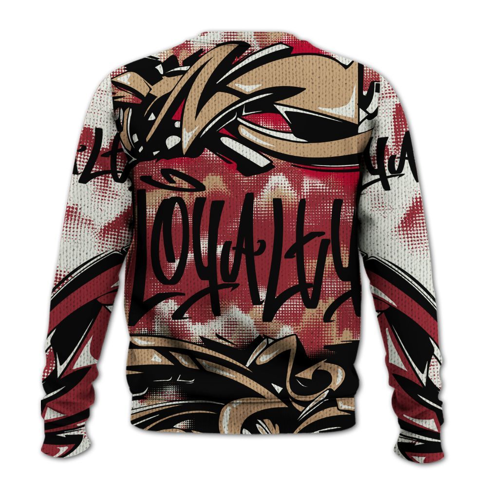 Sweater To Match Chicago 2025 40s Shirt, Loyalty Out Value Graffiti Graphic