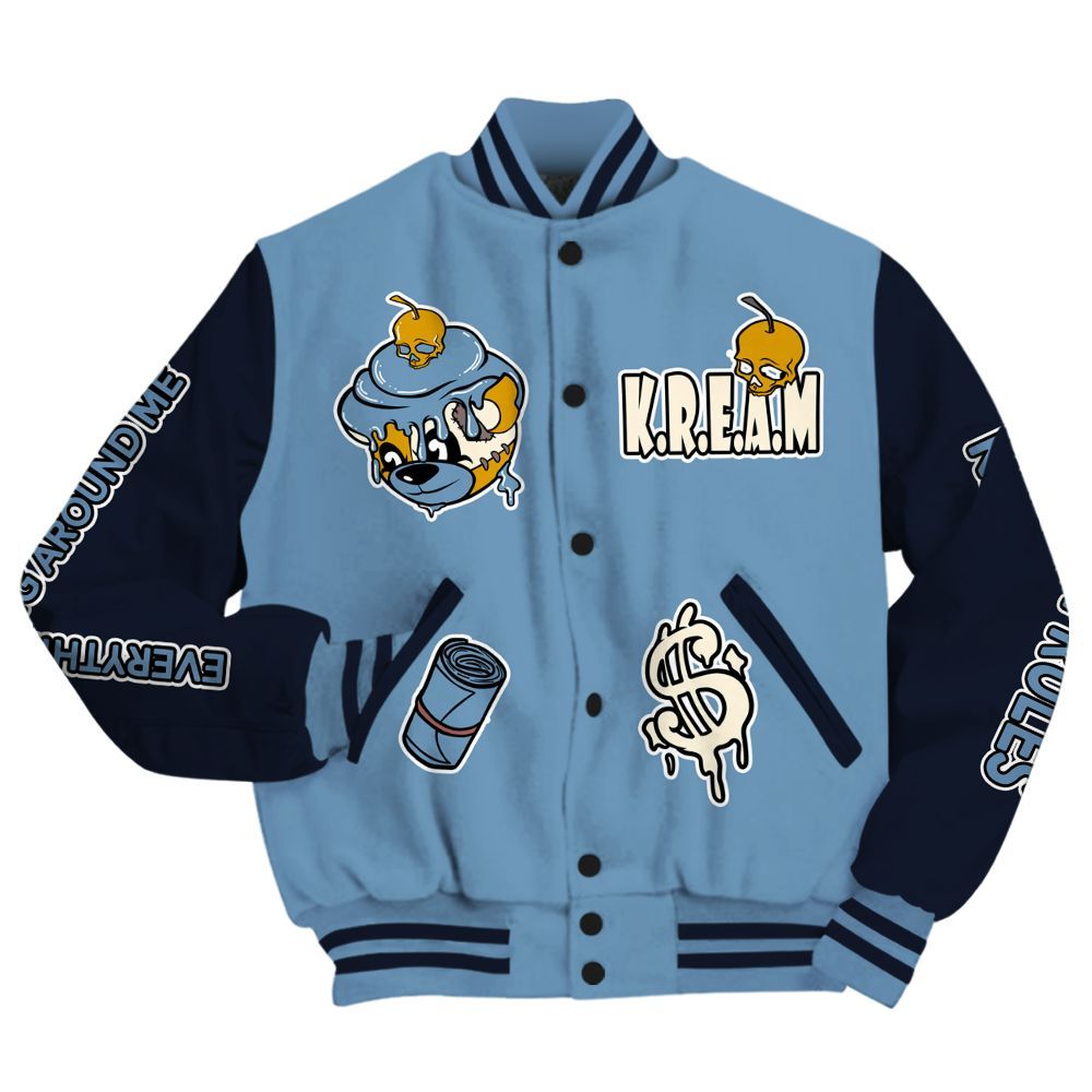 Varsity Jacket To Match High OG First In Flight 1s - Loot Bear All Over Print