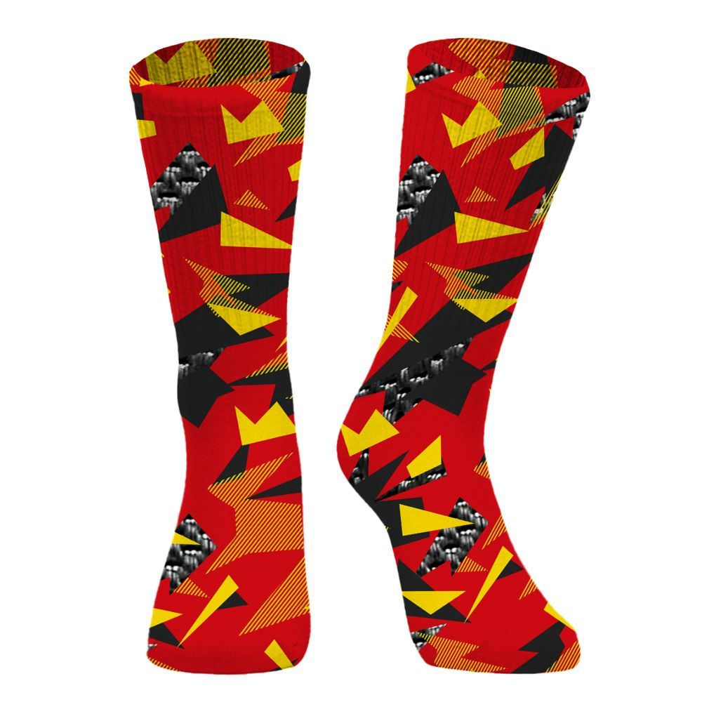 Sock To Match Ferrari 14s, Geometric Abstract Graphic