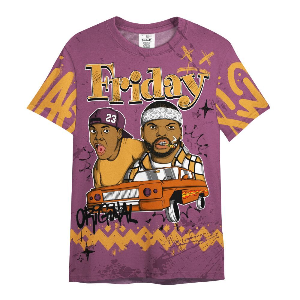 Shirt To Match High OG Brotherhood 1s - Friday Sneaker Crayon All Over Print