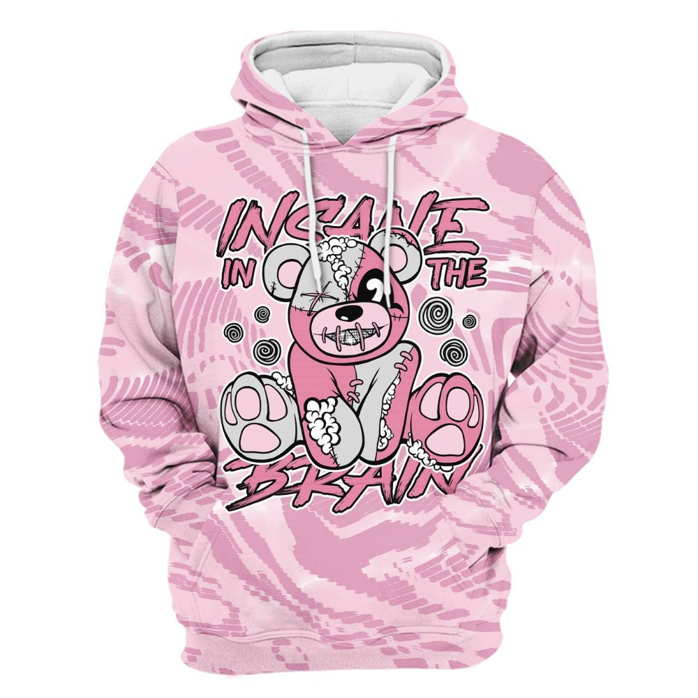 Hoodie To Match Orchid 4s - Insanes Bear Fume All Over Print