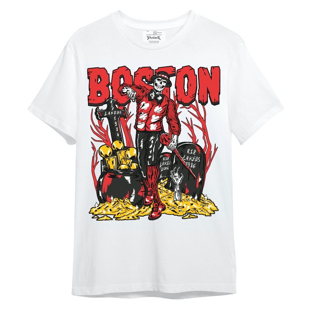 Shirt To Match Red Thunder 4s - Goldrush Skeleton Unisex Shirt