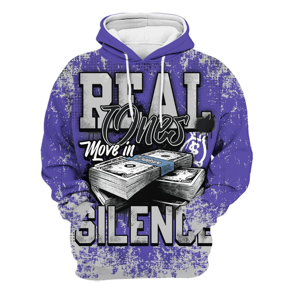 Hoodie To Match Retro Concord 5s - Move In Silence Money Street Retro All Over Print