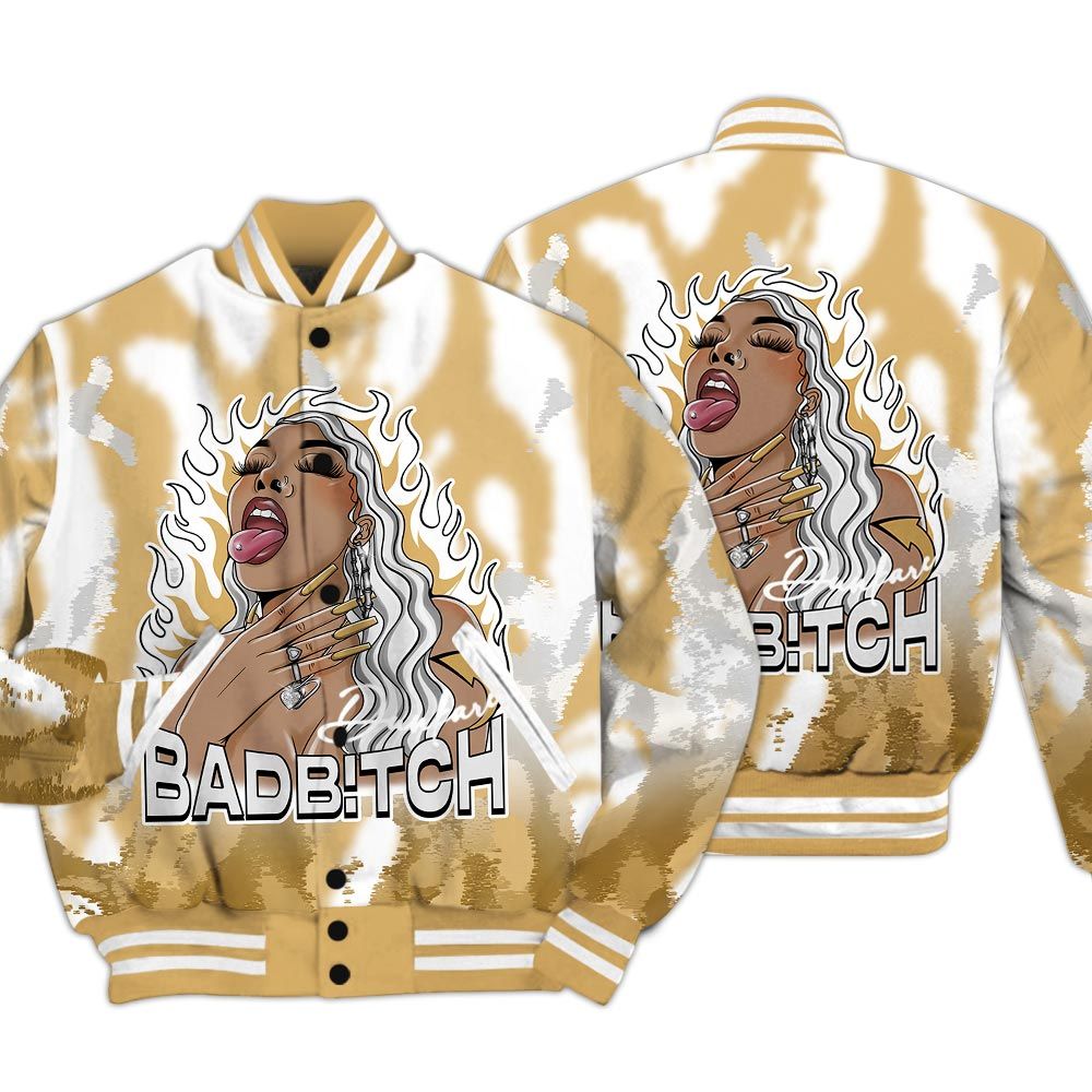 Varsity Jacket To Match Craft Paris 6s - Bad B!tch Burn Varsity Jacket Unisex