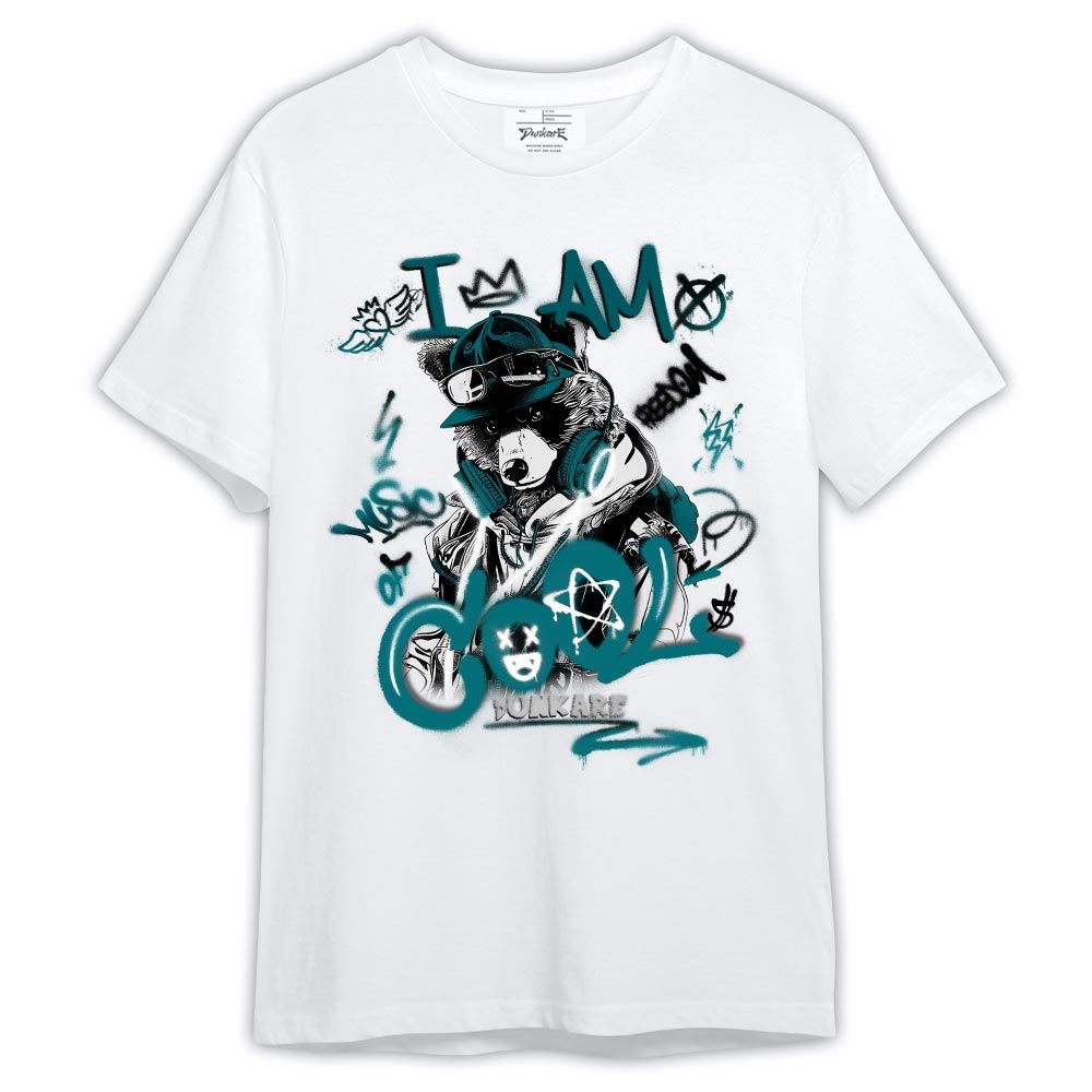Shirt To Match Oxidized Green 4s - I Am Cool Bear Shirt Outfit Oxidized Green 4s 1305 HDT