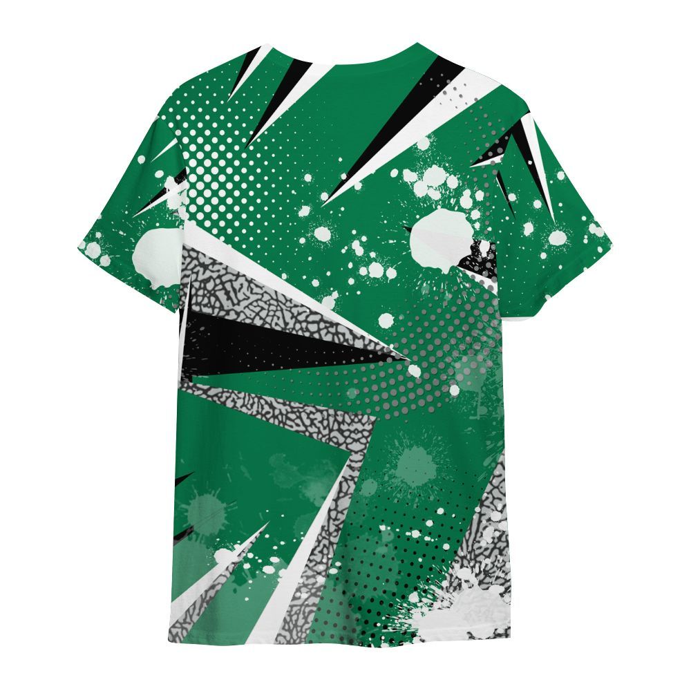 Shirt To Match Pine Green 3s - Poly Trust No One Dripping All Over Print