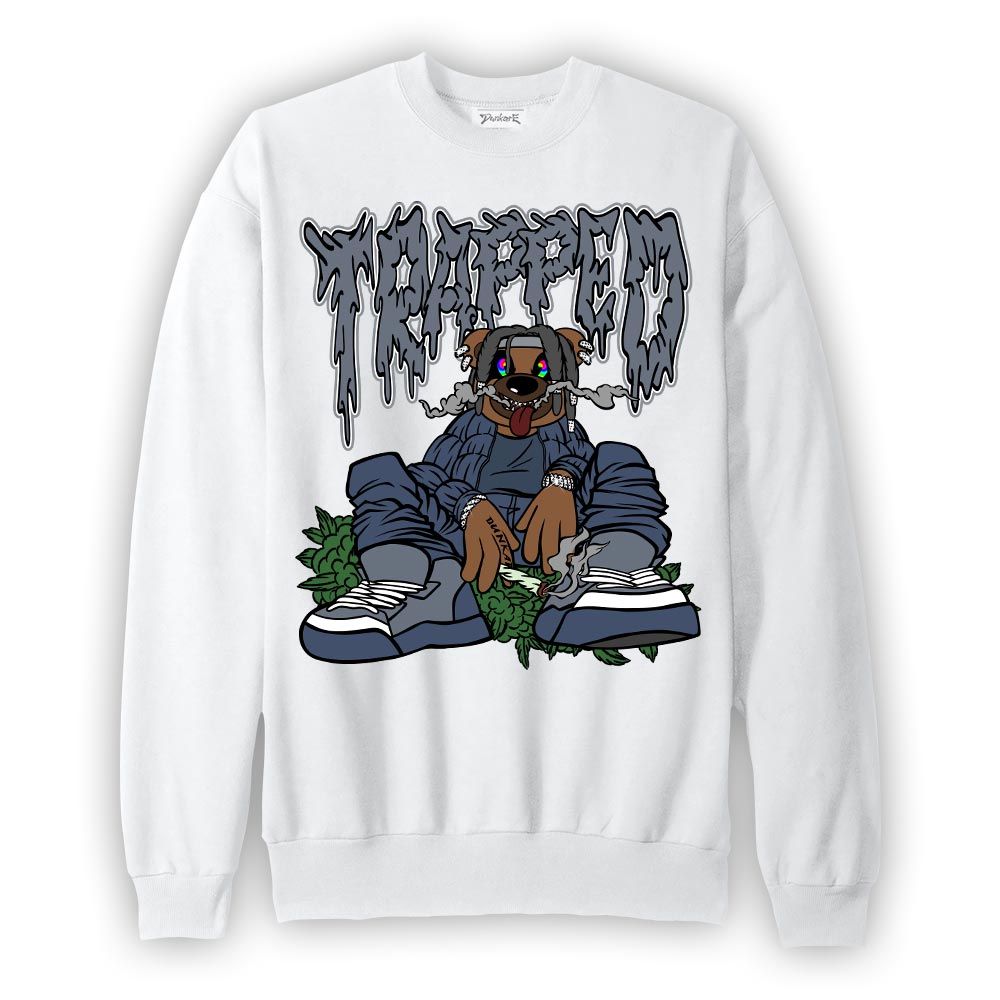 Sweatshirt To match Low Diffused Blue 11s Sweatshirt - Imprisoned Bear Graphic