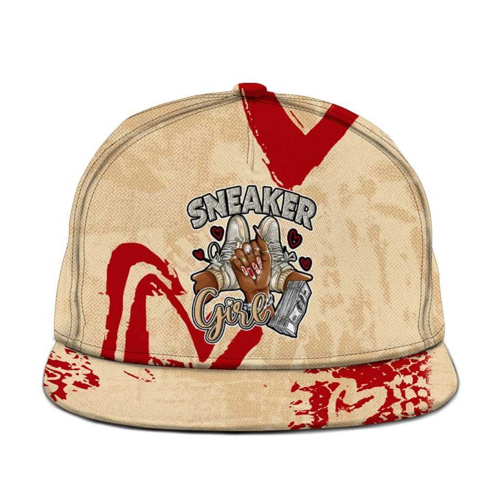 Snapback To Match Dunk Low Strawberry Waffle - Sneakerz Girlz Heart Grunge Graphic