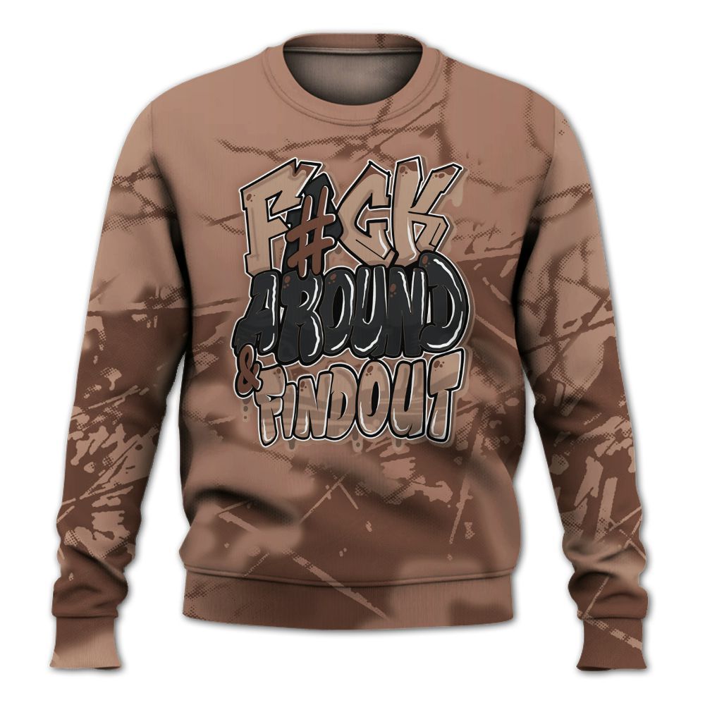 Sweatshirt To Match KD 4 Christmas - F Around Find Out Graphic Profound All Over Print