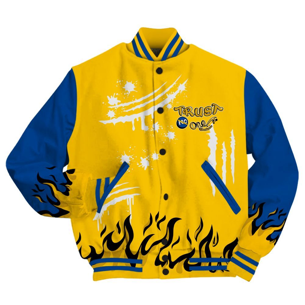 Varsity Jacket To Match High Laney 1s - Graphic Trust No One All Over Print