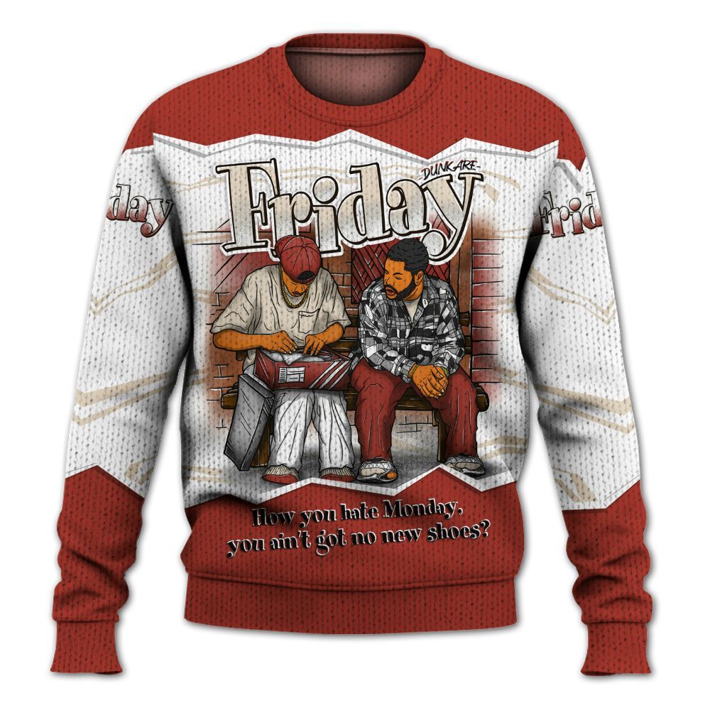 Sweater To Match Brick After Brick 4s - Friday Movie 90s TV Graphic