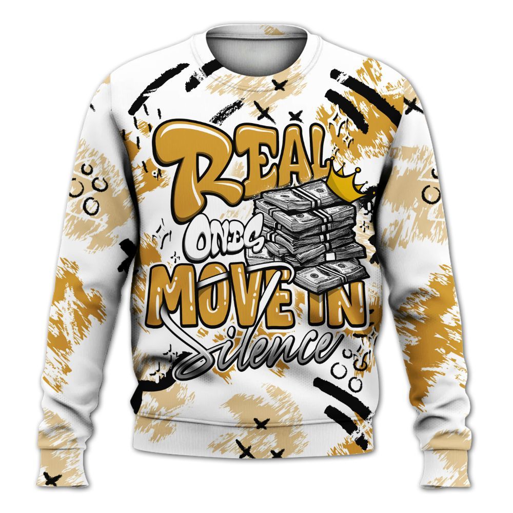 Sweatshirt To Match Dunk Low Wheat Pale Ivory - Real Ones Move In Streetwear All Over Print