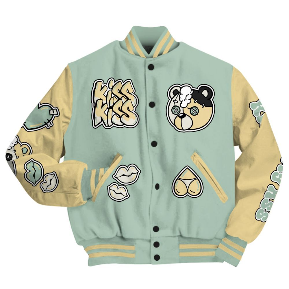 Varsity Jacket To Match Joins Year Of The Snake 5s - Kiss My Hugz All Over Print