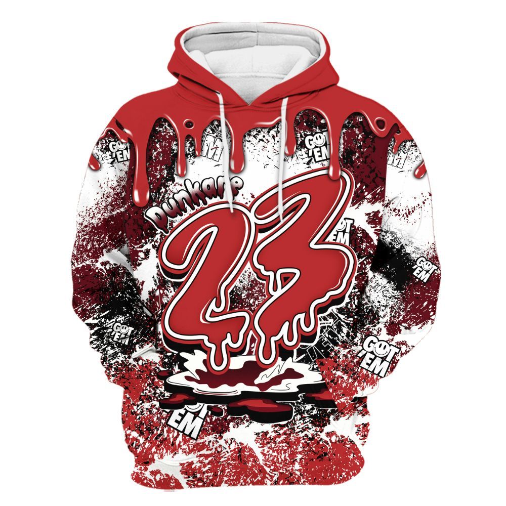 Hoodie To Match Kobe 9 Elite Christmas - Dripping 23 Drip All Over Print