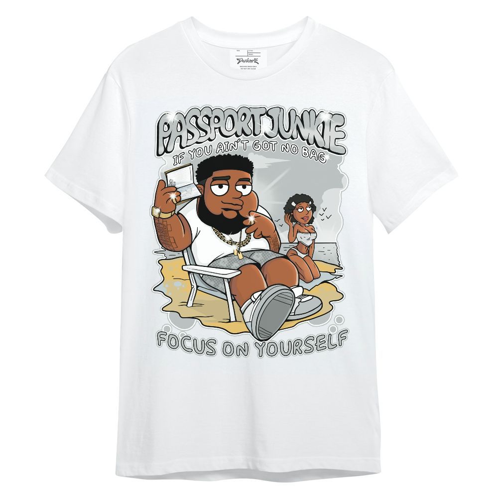 Shirt To Match Black Wolf Grey 12s - Passport Junkie Graphic Unisex Shirt