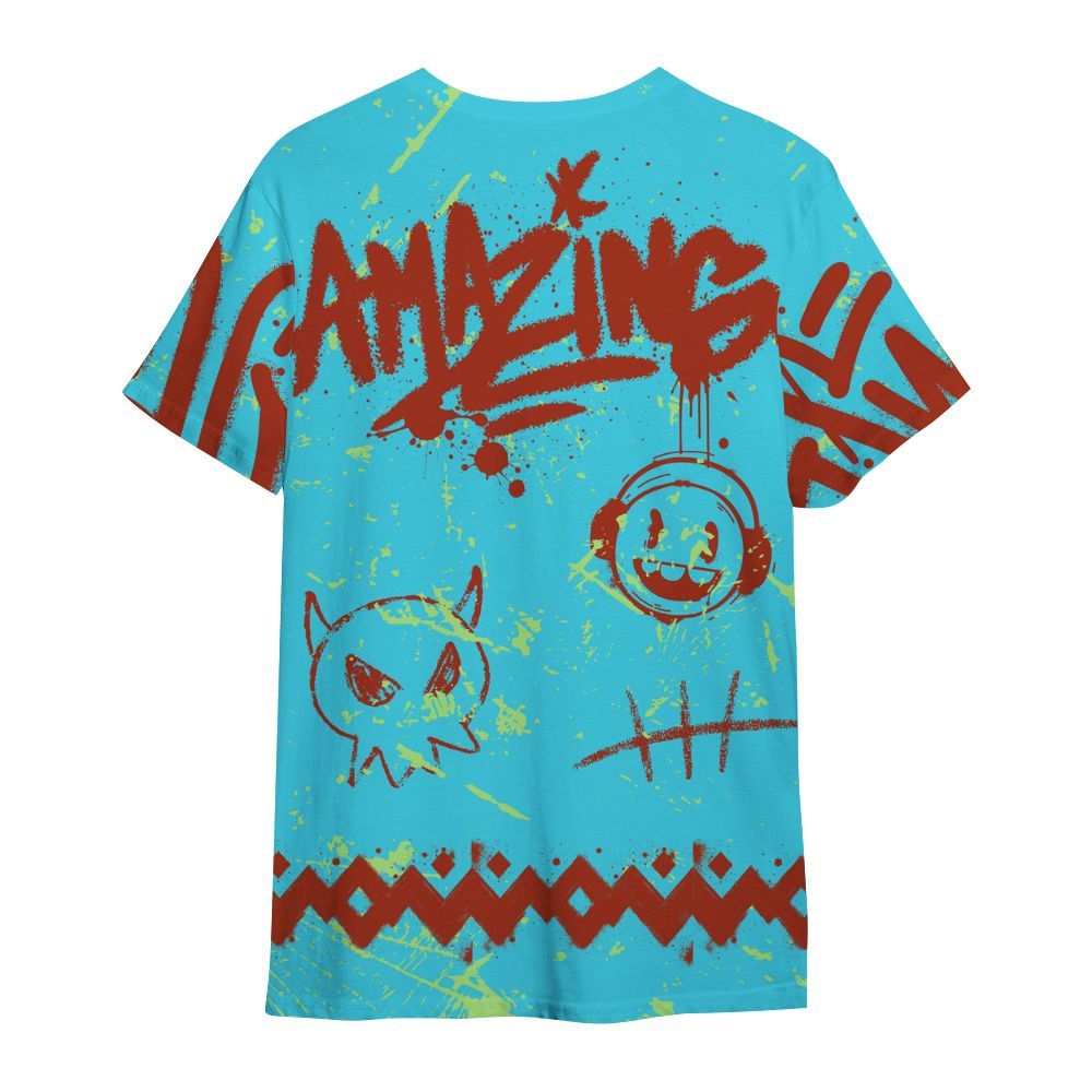 Shirt To Match SB Dunk Di'Orr Greenwood - Friday Sneaker Crayon All Over Print