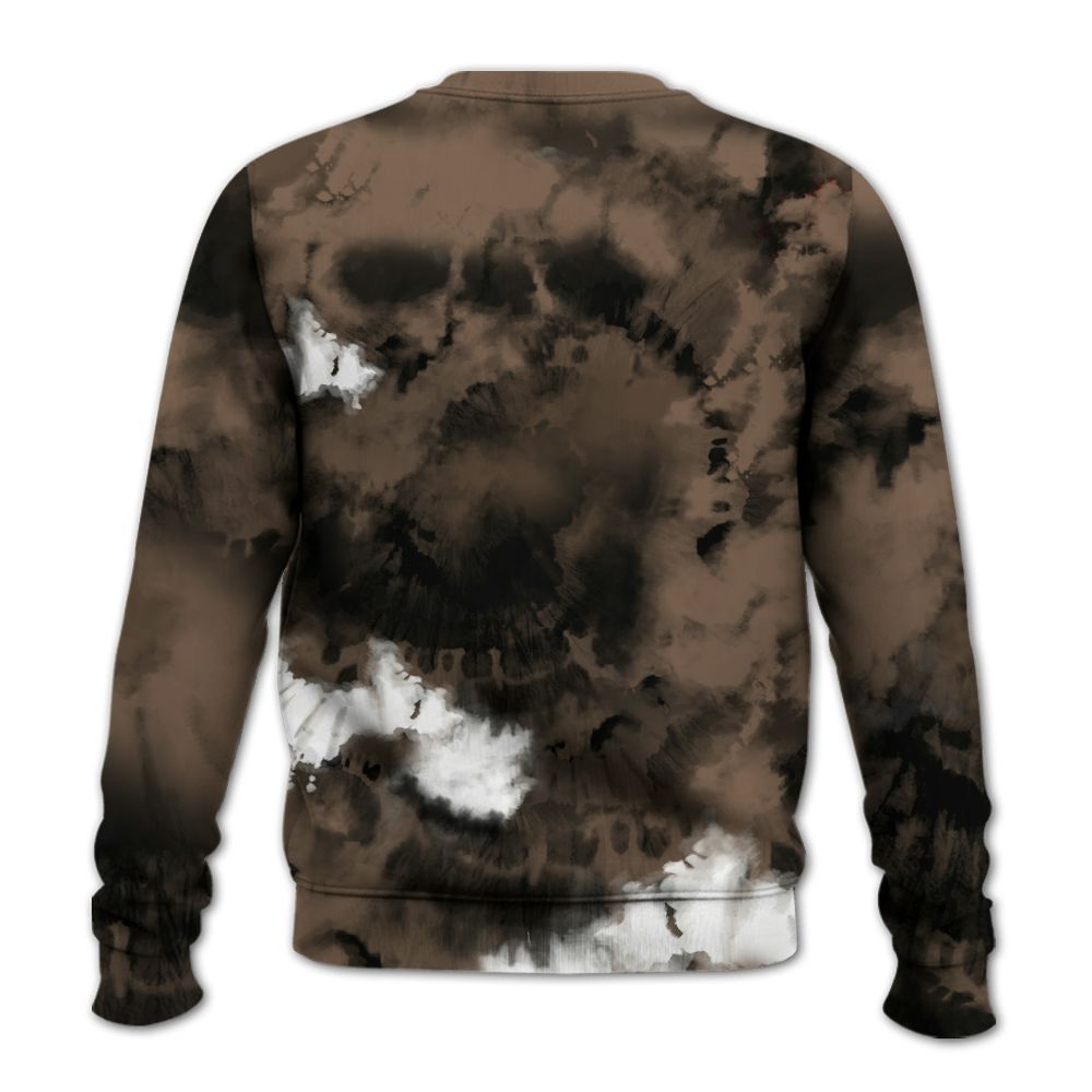 Sweatshirt To Match Dark Mocha Jack - God Blessed Tie Dye All Over Print