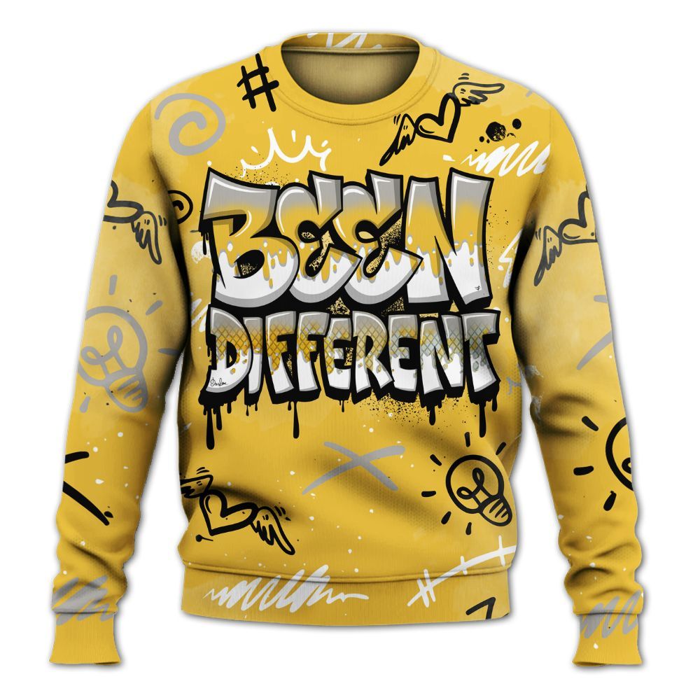 Sweatshirt To Match Low Yellow Python 11s - Drip Been Di2ferent All Over Print
