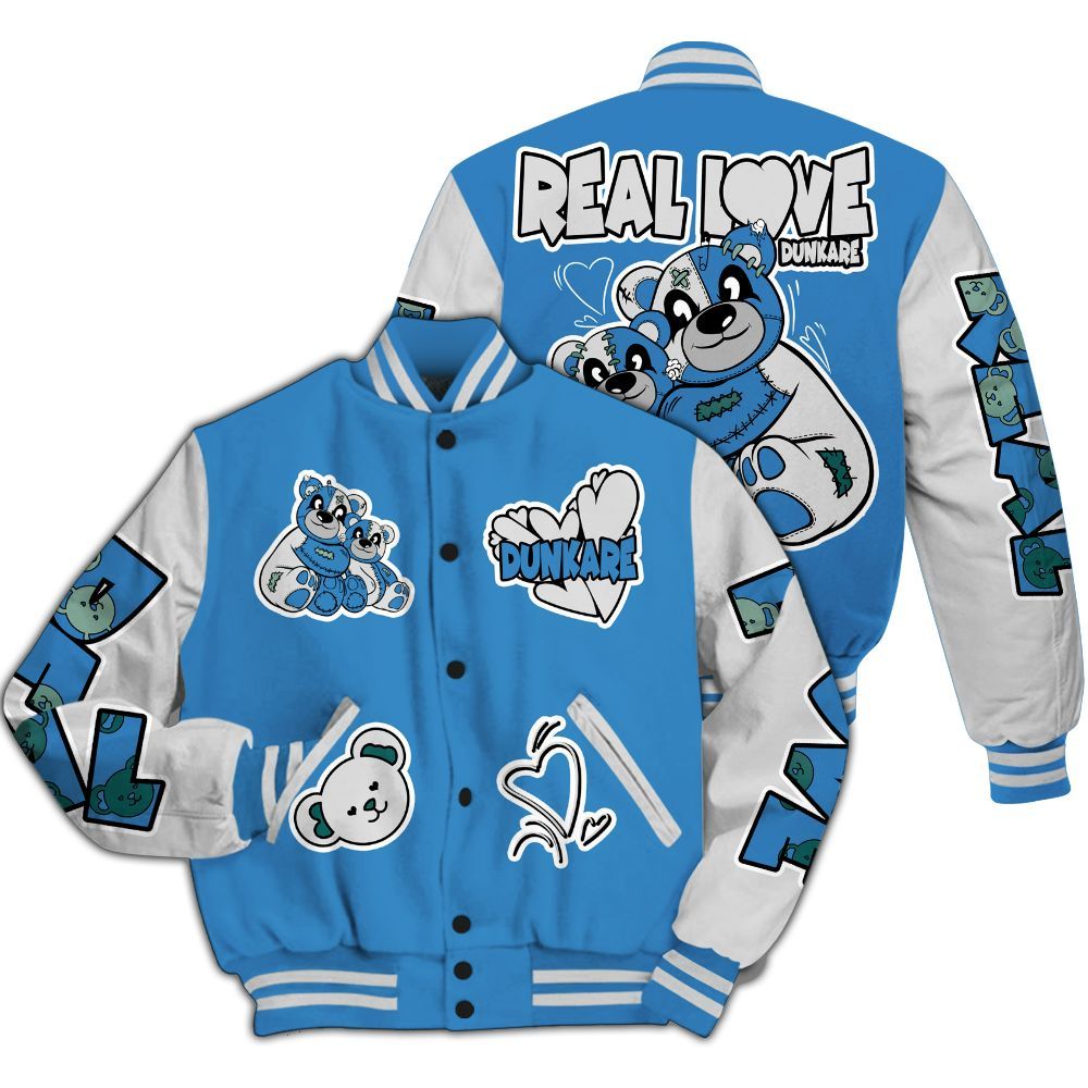 Varsity Jacket To Match Low Carolina 17s - Sincere Fondness Bear All Over Print