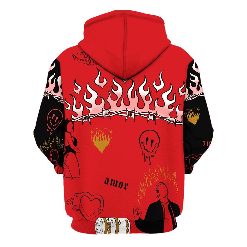 Hoodie To Match Scoot Zeros Retro Portland - Snake Trust No One All Over Print