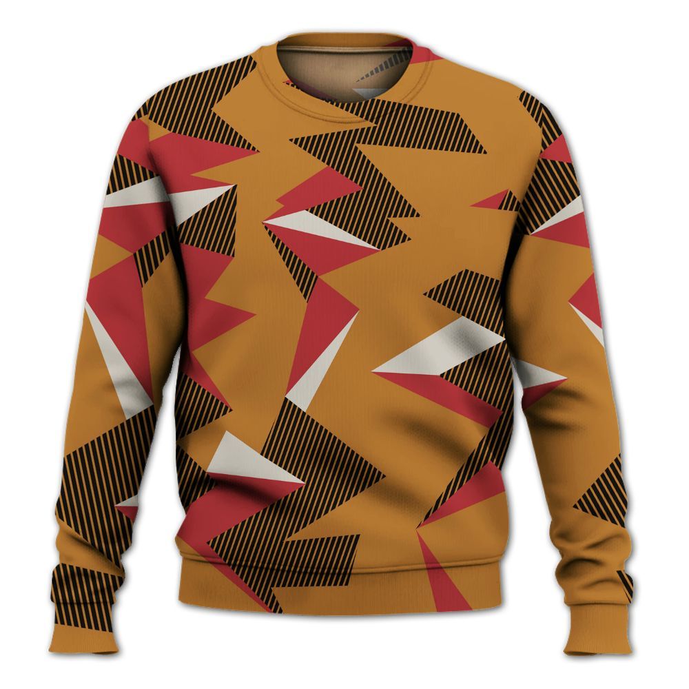 Sweatshirt To Match Air Max Plus Sunset Swarovski - Geometric Camouflage Pattern All Over Print