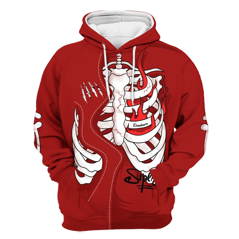 Hoodie To Match Red Taxi 12s - It's The Kick For Me Red Taxi 12s Outfit All Over Print