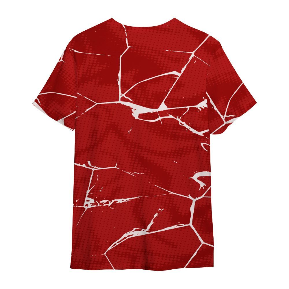 Shirt To Match Low Terror White University Red 1s - Dislike Us Crack All Over Print