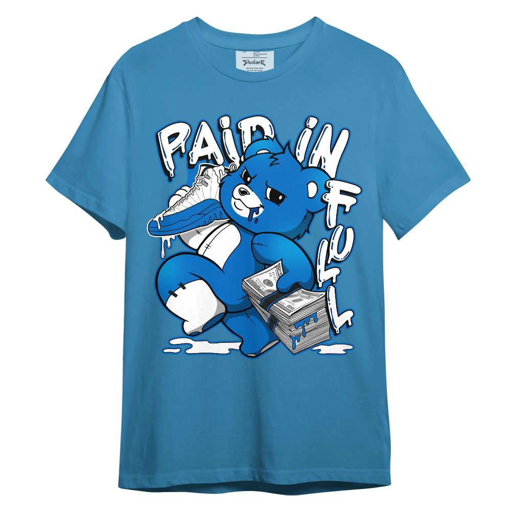 Shirt To Match Blueberry 12s - Drip Paid In Full Moneys Bear Unisex Shirt