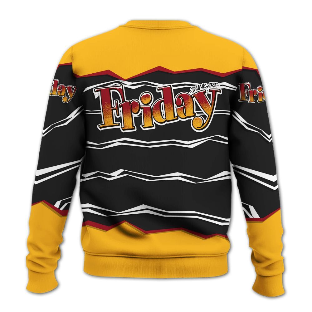 Sweatshirt To Match White Taxi 12s Shirt, Friday Movie 90s TV All Over Print