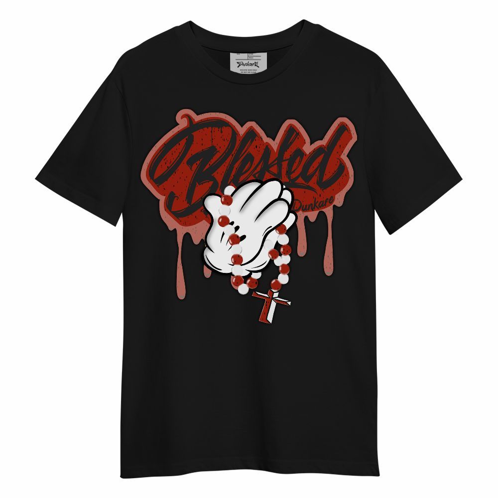Shirt To Match Red Cement 4s - God Blessed Drip Unisex Shirt