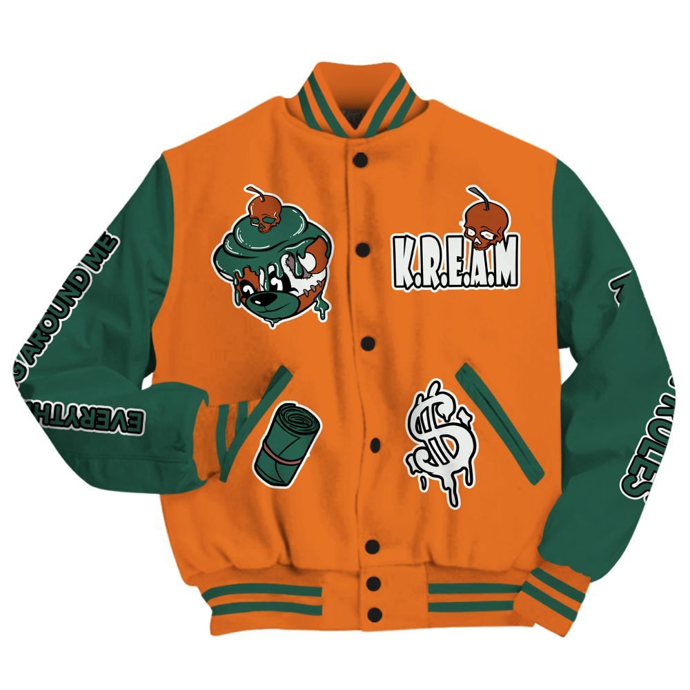 Varsity Jacket To Match Dunk Low Ceramic - Loot Bear All Over Print