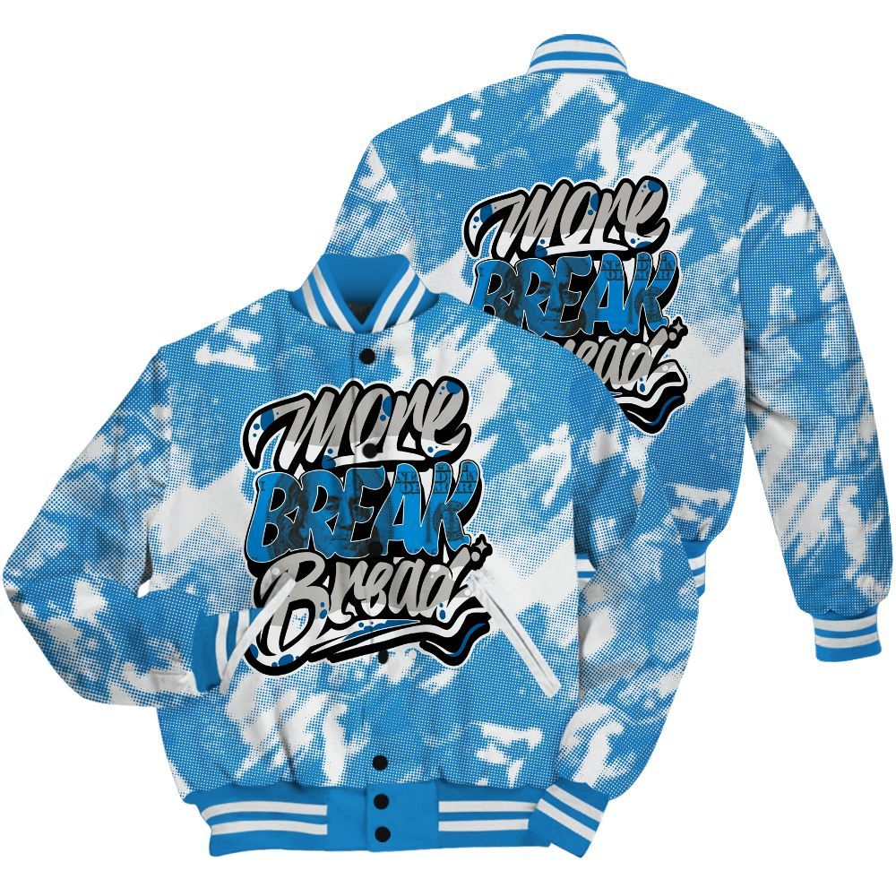 Varsity Jacket To Match Industrial Blue 4s Shirt - More Break Shirt Unisex Oufit All Over Print