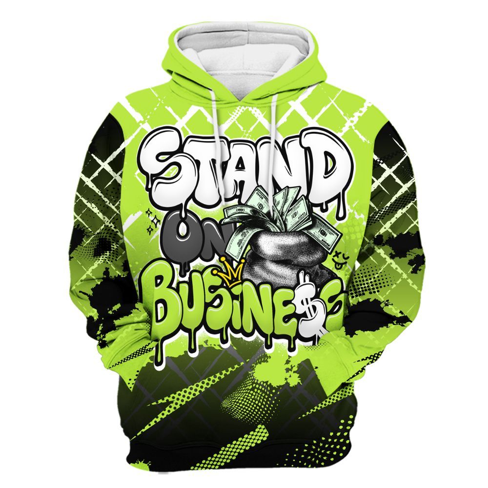 Hoodie To Match Air Force 1 Low Dance Volt - Halftone Stand Business Dripping All Over Print