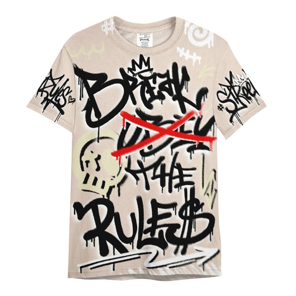 Shirt To Match A Ma Maniere X Fossil Stone 4s - Break Rules Streetwear All Over Print