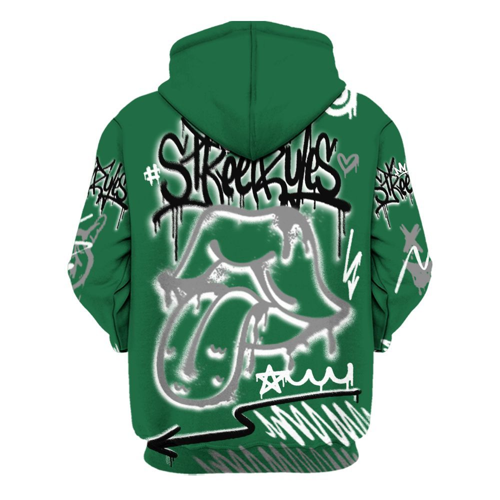 Hoodie To Match High Gorge Green 1s - Break Rules Streetwear All Over Print