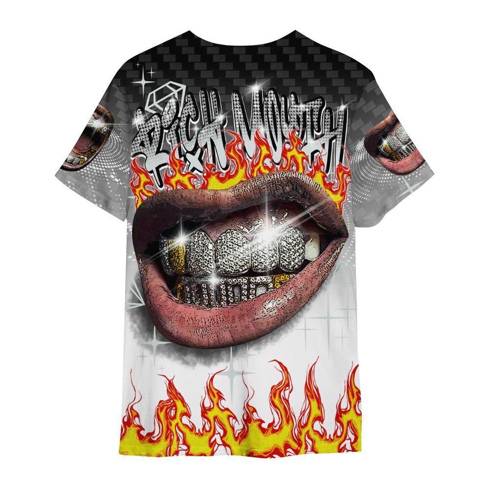 Shirt To Match Kobe 9 Protro Halo - Rich Mouth Fire Rap Retro 90s All Over Print