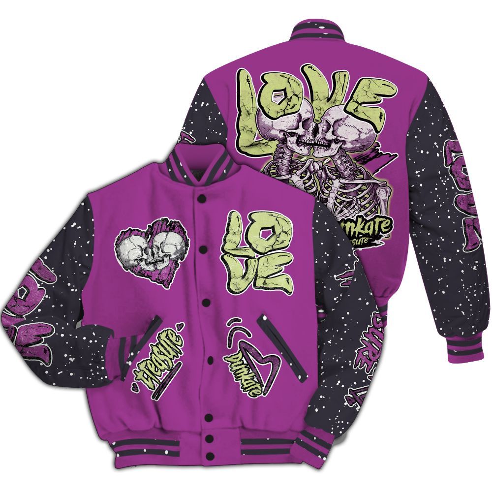 Varsity Jacket To Match Ja 2 Staregazer - Skull Bear All Over Print