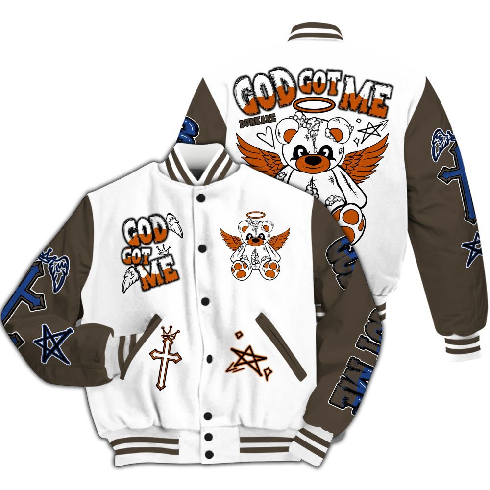 Varsity Jacket To Match Palermo GS League - Gods Guides Me Bear All Over Print