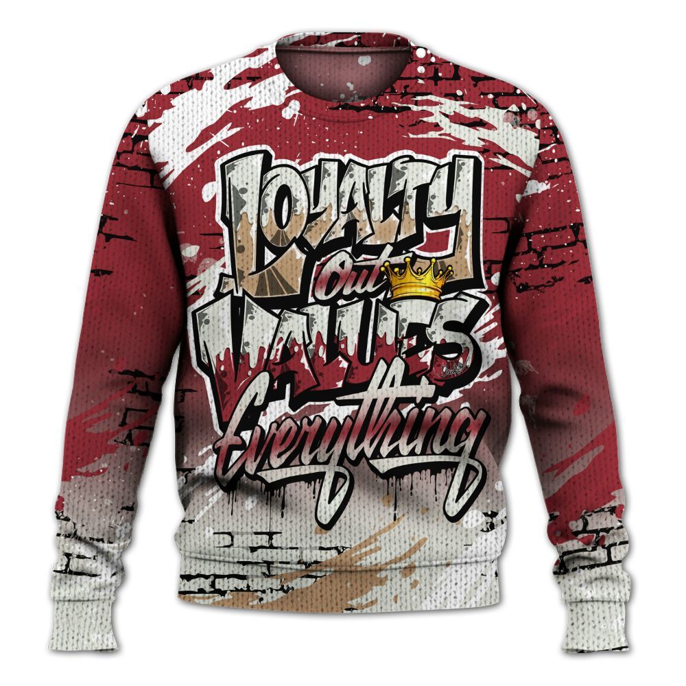 Sweater To Match Chicago 2025 40s Shirt, Values Of Loyalty Drip Graphic