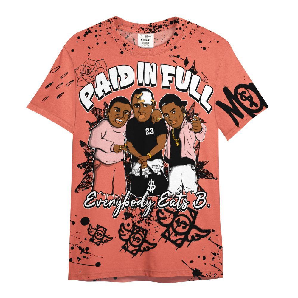 Shirt To Match Low OG PSG 1s - Everybody Paid In Full Crayon All Over Print