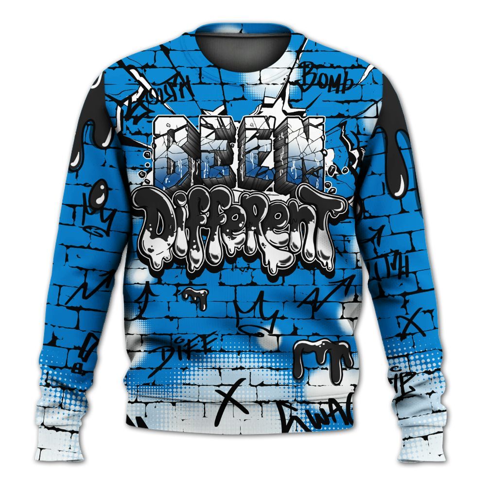 Sweatshirt To Match High OG FragmentxULA White Black 1s - Been Different All Over Print