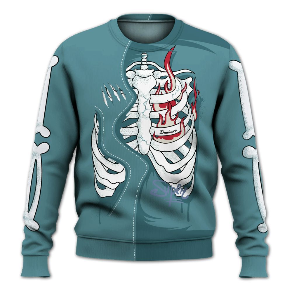 Sweatshirt To Match Dunk Low Denim Turquoise Royal - It's The Kick For Me All Over Print