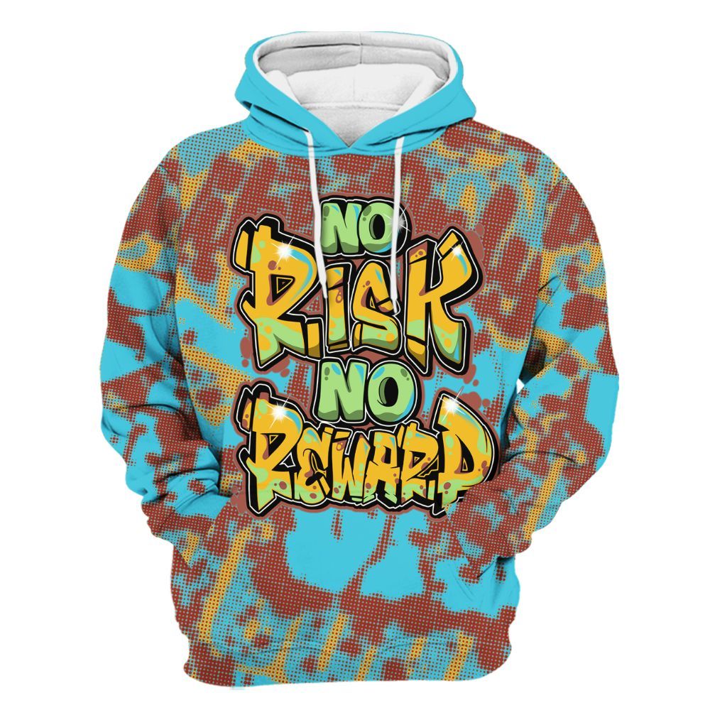 Hoodie To Match SB Dunk Di'Orr Greenwood - No Risks No Reward Street All Over Print