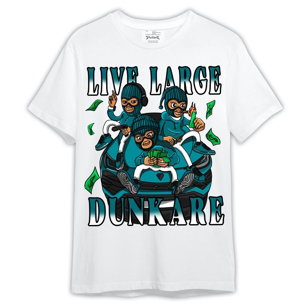 Shirt To Match Oxidized Green 4s - Live Large Shirt Outfit 1005 TCD