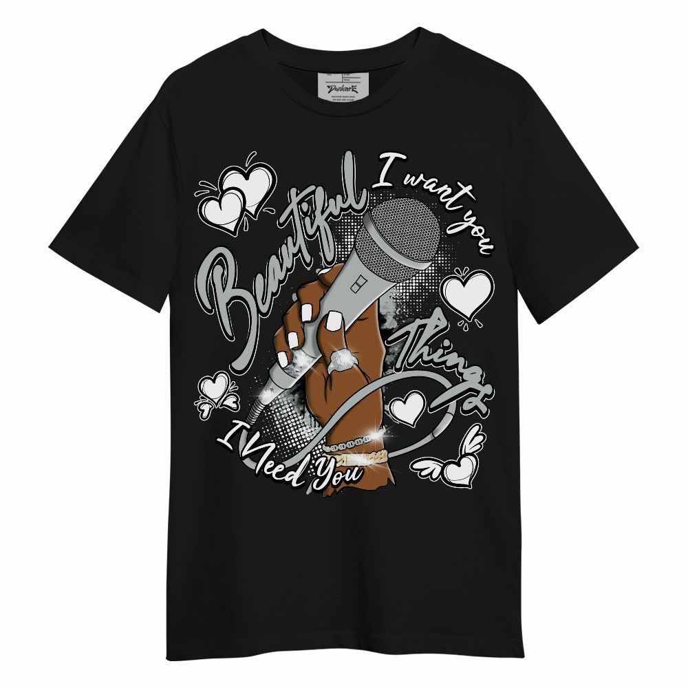 Shirt To Match Black Wolf Grey 12s - Beautiful Things That I've Got Unisex Shirt
