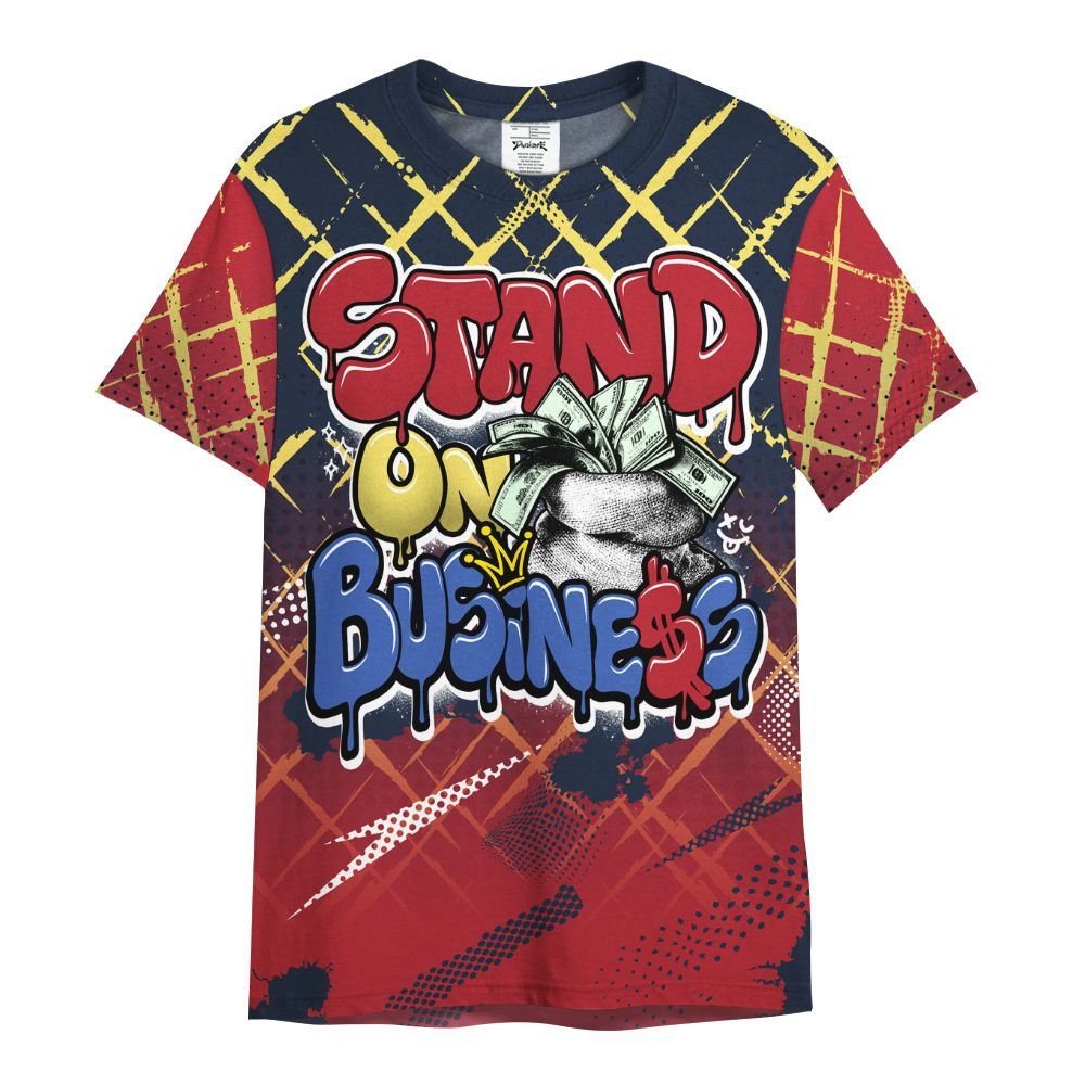 Shirt To Match Dunk Low COJP What The 2024 - Halftone Stand Business Dripping All Over Print