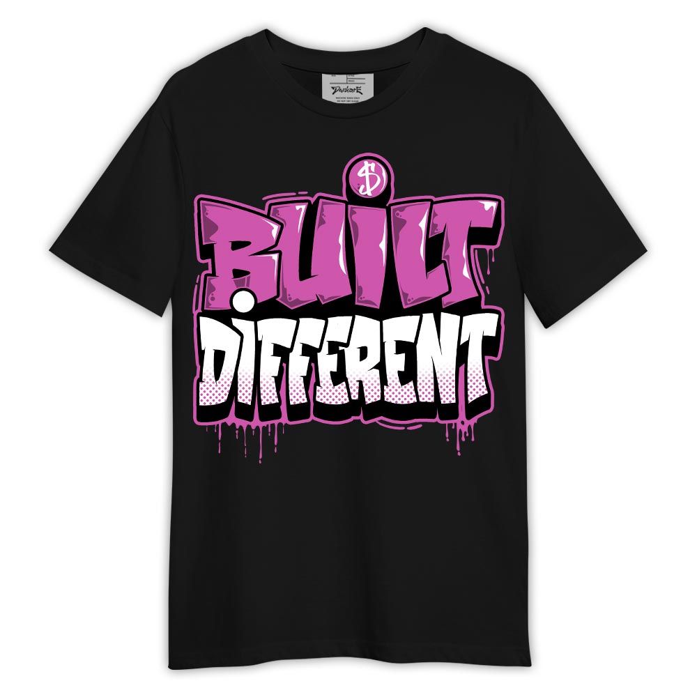 Shirt To Match Hyper Violet 4s - Graphic Built Different Shirt Outfit