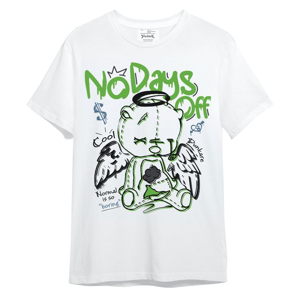 Shirt To Match Retro Green Bean 5s - No Days Off Unisex Shirt