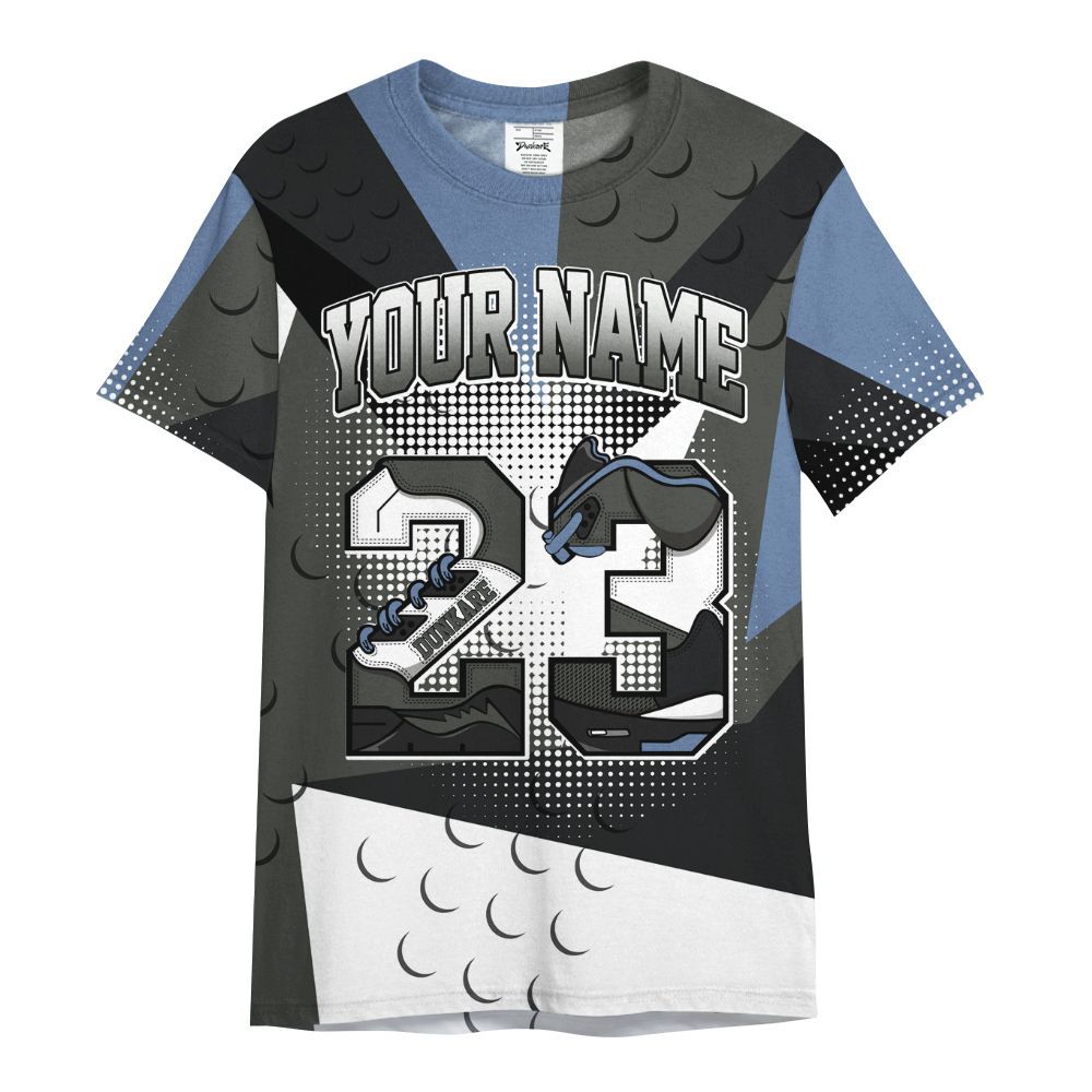 Shirt To Match Mid Space Jam 1s - Poly Custom Name Number 23 5s All Over Print
