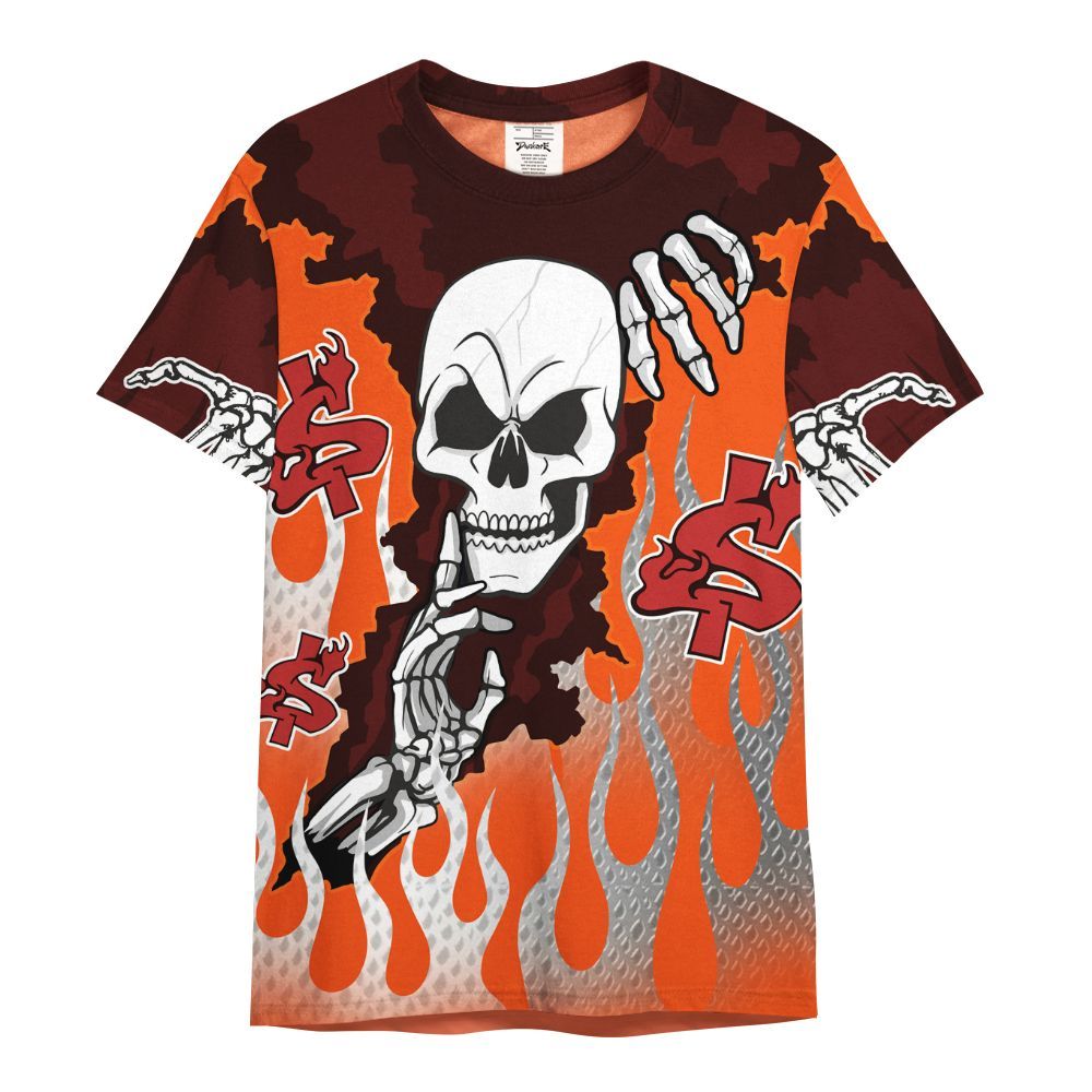 Shirt To Match Kobe 6 Protro Total Orange - Ones Move In Silence Graphic Trapped All Over Print